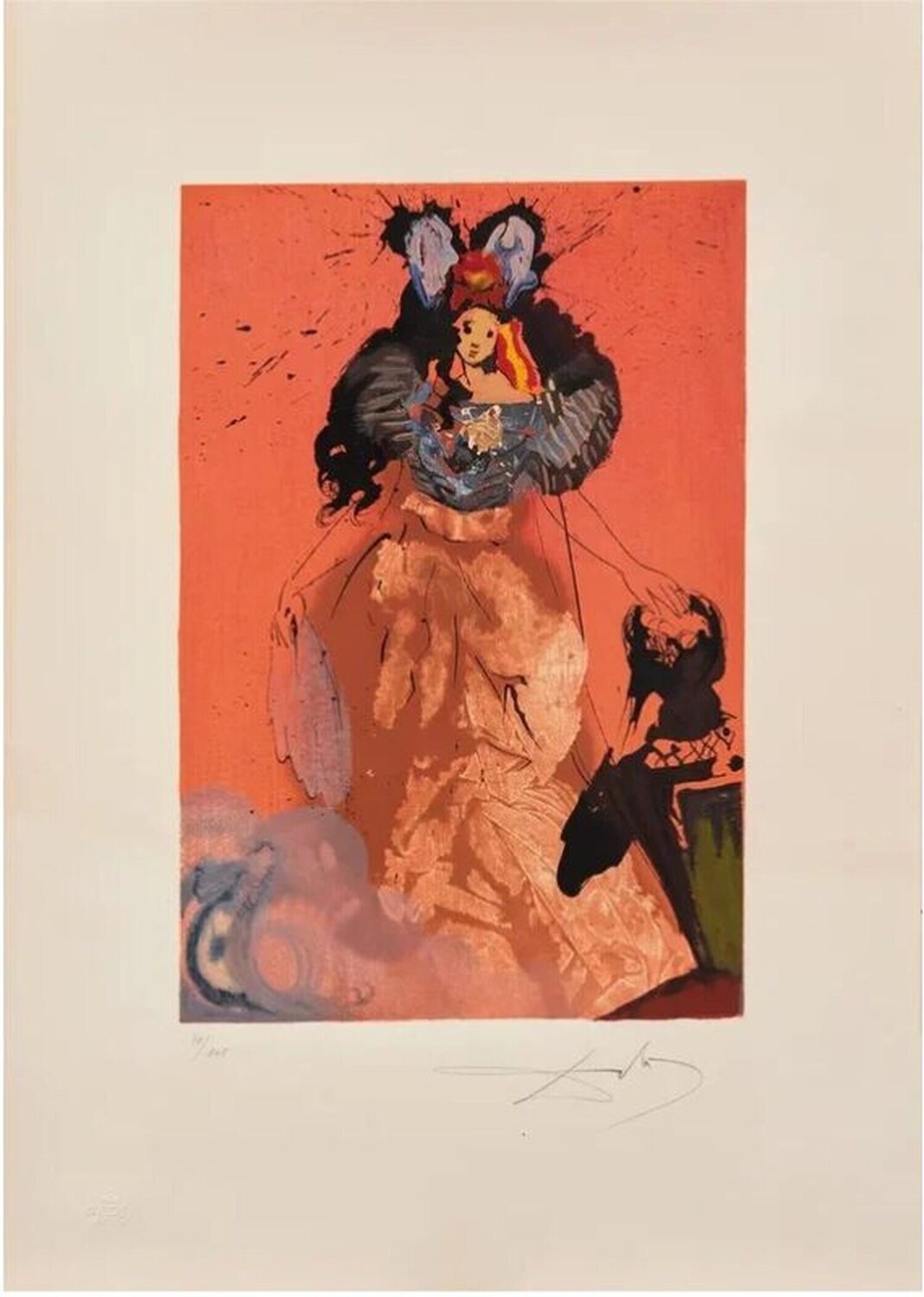 Dulcinea (Dulcinée) del Toboso Salvador Dalí Druck zu verkaufen