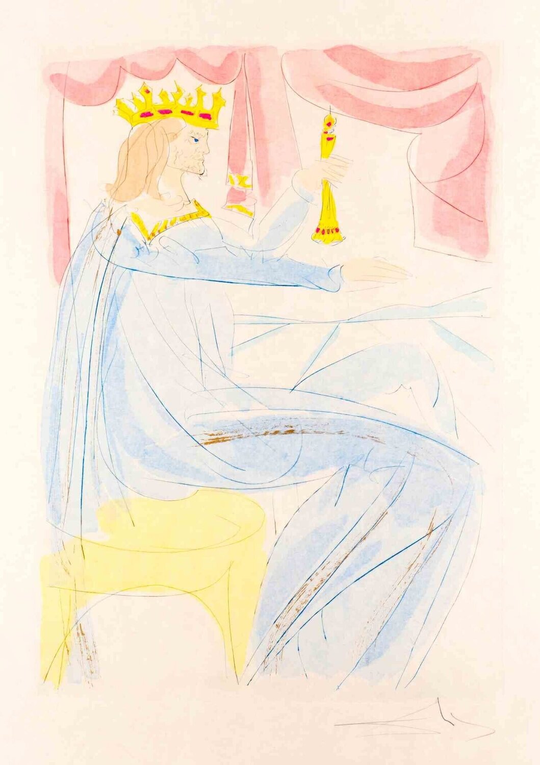 King Solomon Salvador Dalí Print for sale