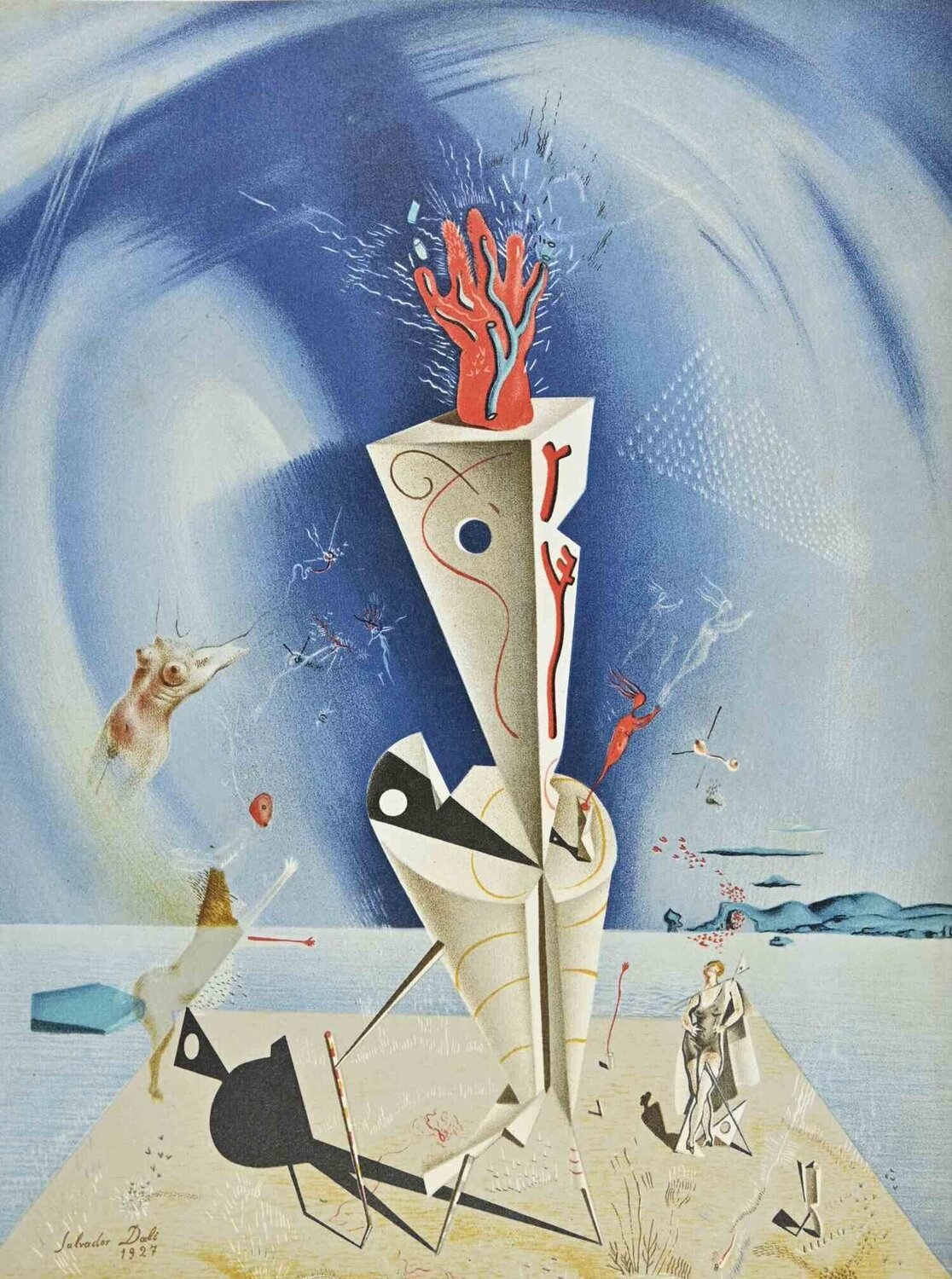 Appareil et Main Salvador Dalí Stampa in vendita