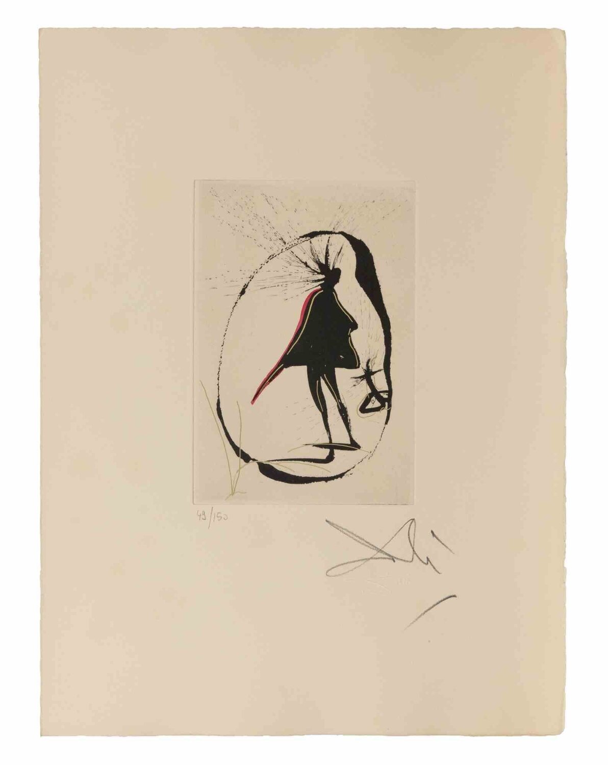 Silouhette Salvador Dalí Édition à vendre