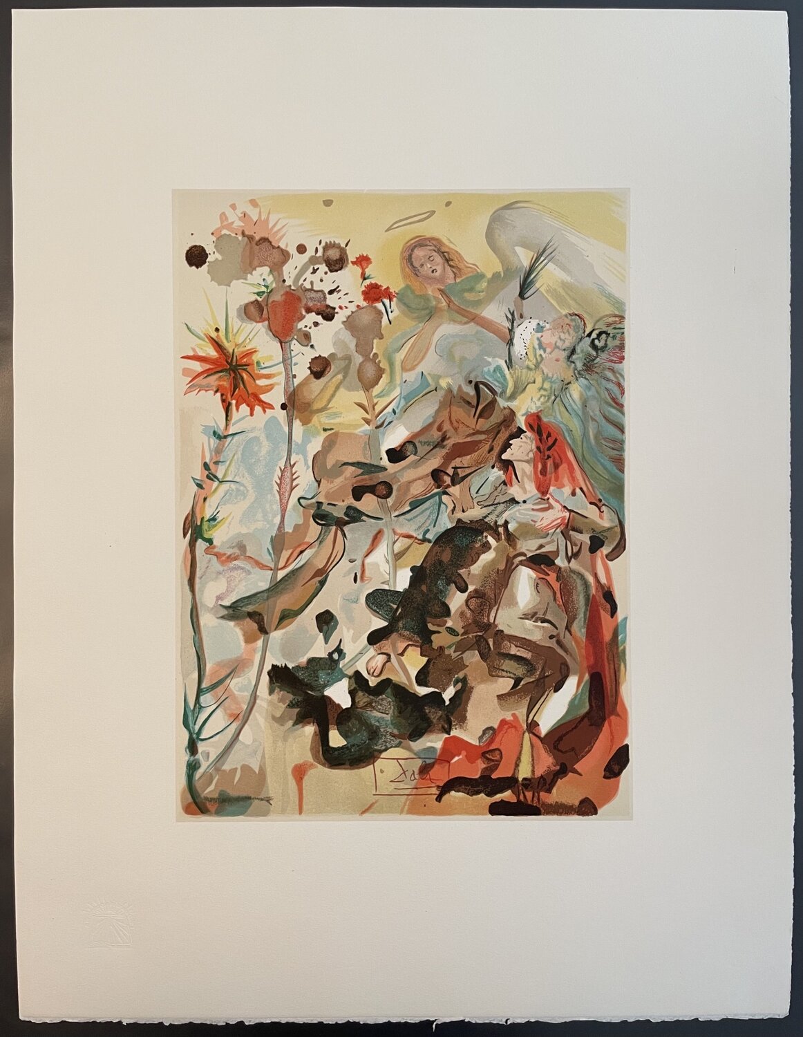 Divine Comedie Paradis Canto 25 Salvador Dalí Print for sale