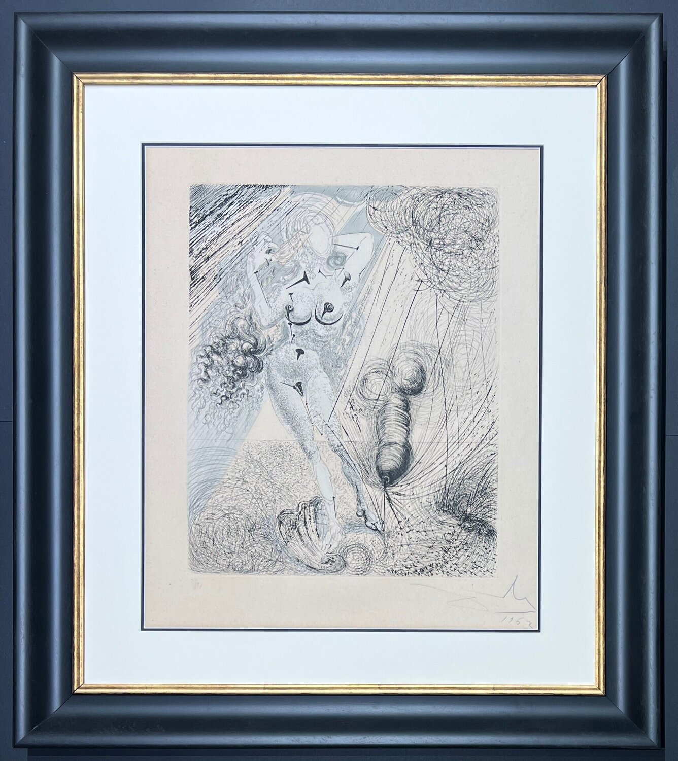 Aphrodite Salvador Dalí Opera su carta in vendita