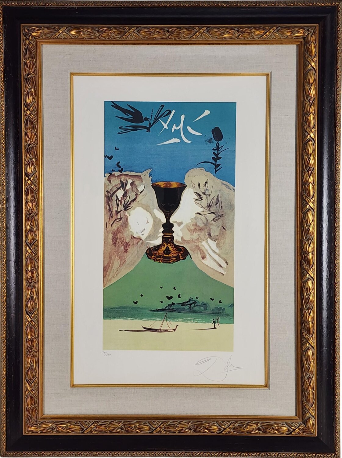 Lyle Stuart Ace of Cups Salvador Dalí Druck zu verkaufen