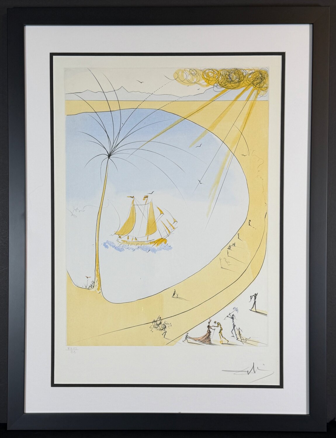 Hommage a Picasso Salvador Dalí Print for sale