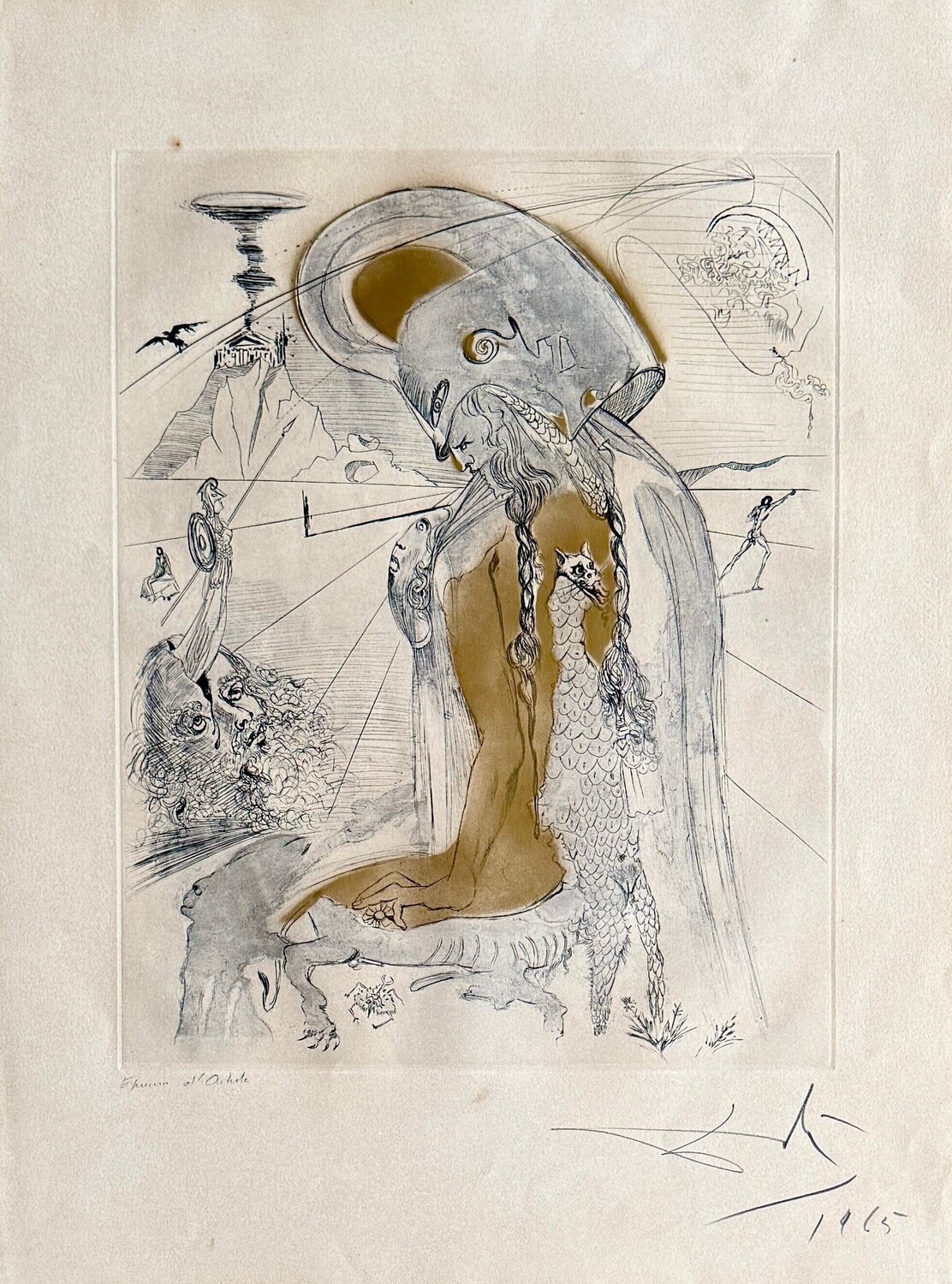 Athene Salvador Dalí Print for sale