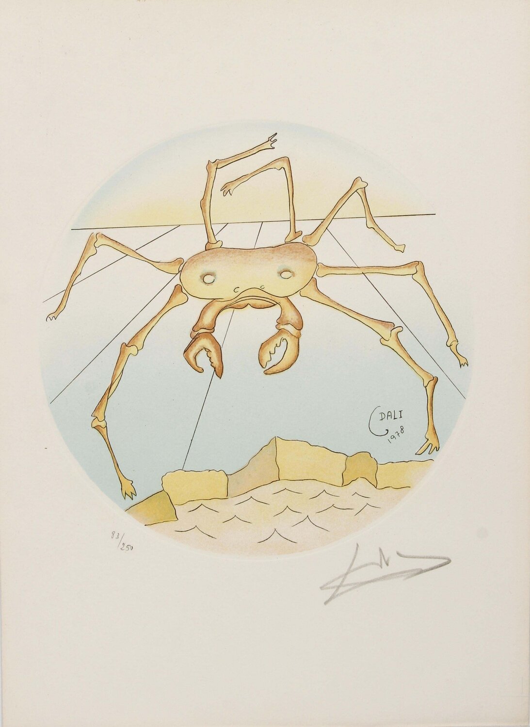 Cancer Salvador Dalí Print for sale