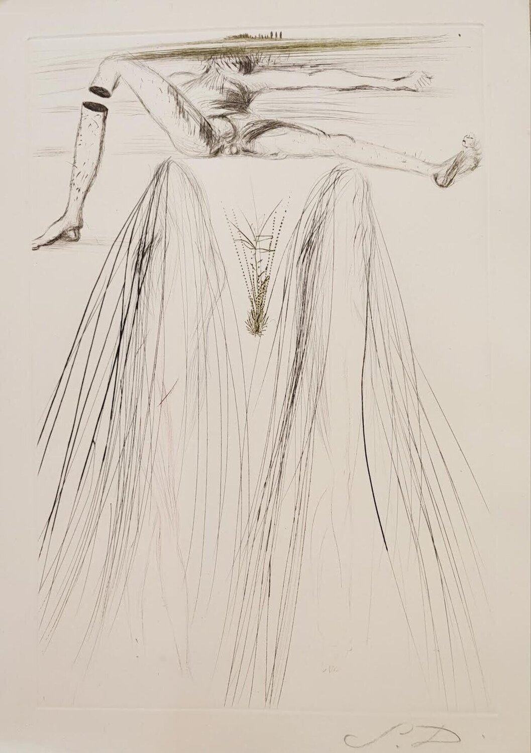 Tristan et Iseuld Salvador Dalí Print for sale