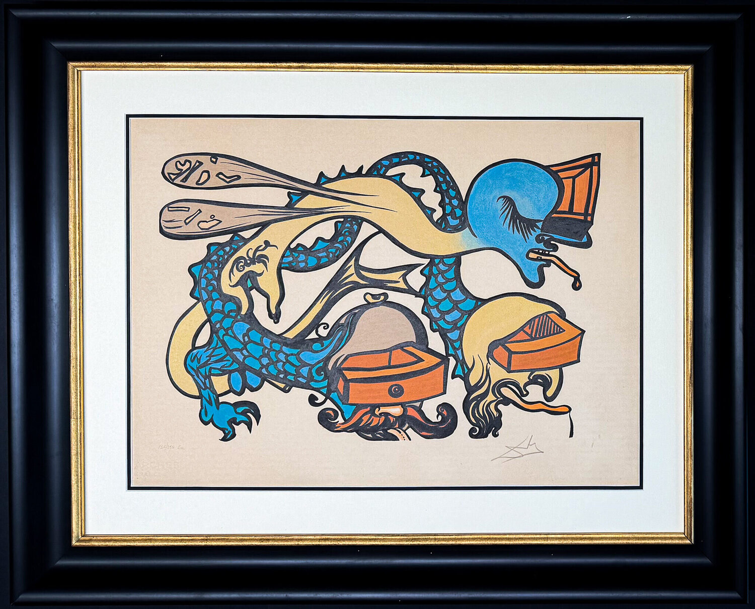 Idra a tre teste (Three-headed Hydra) Salvador Dalí Impresión en venta