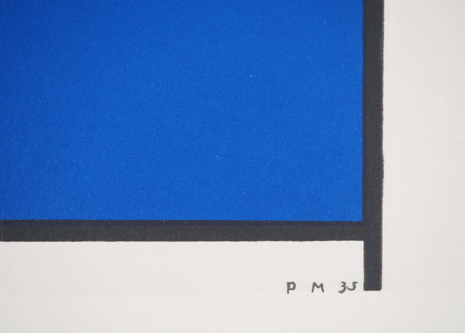 Composition C n°III en rouge, bleu et jaune Piet Mondrian