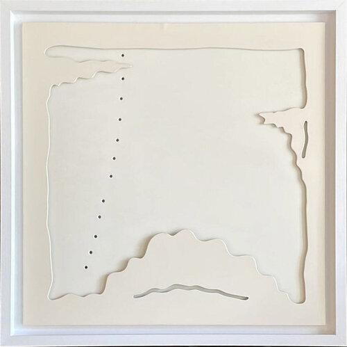 Concetto Spaziale, Teatrino Blanco by Lucio Fontana, Work on Paper for Sale on Singulart