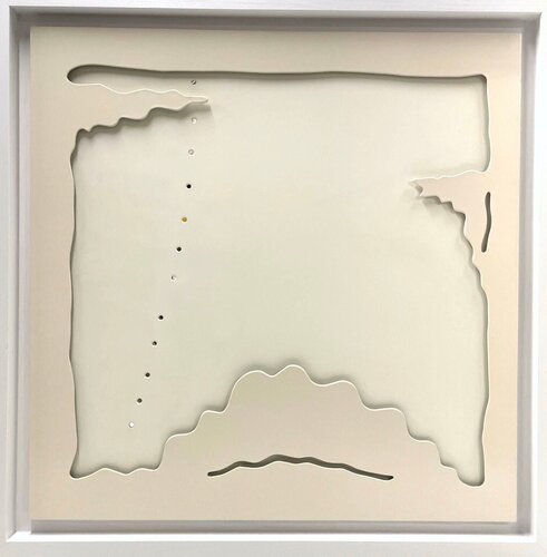 Concetto Spaziale, Teatrino Bianco by Lucio Fontana, Work on Paper for Sale on Singulart