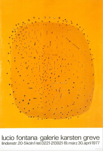 Expo 77 - Karsten Greve Koln by Lucio Fontana, Work on Paper for Sale on Singulart