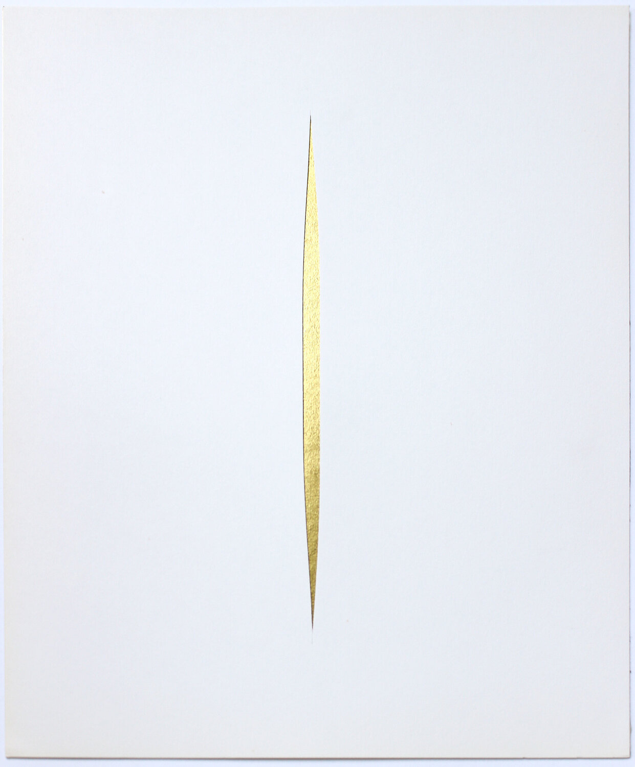 Untitled (GOLD Concetto Spaziale) Lucio Fontana Druck zu verkaufen