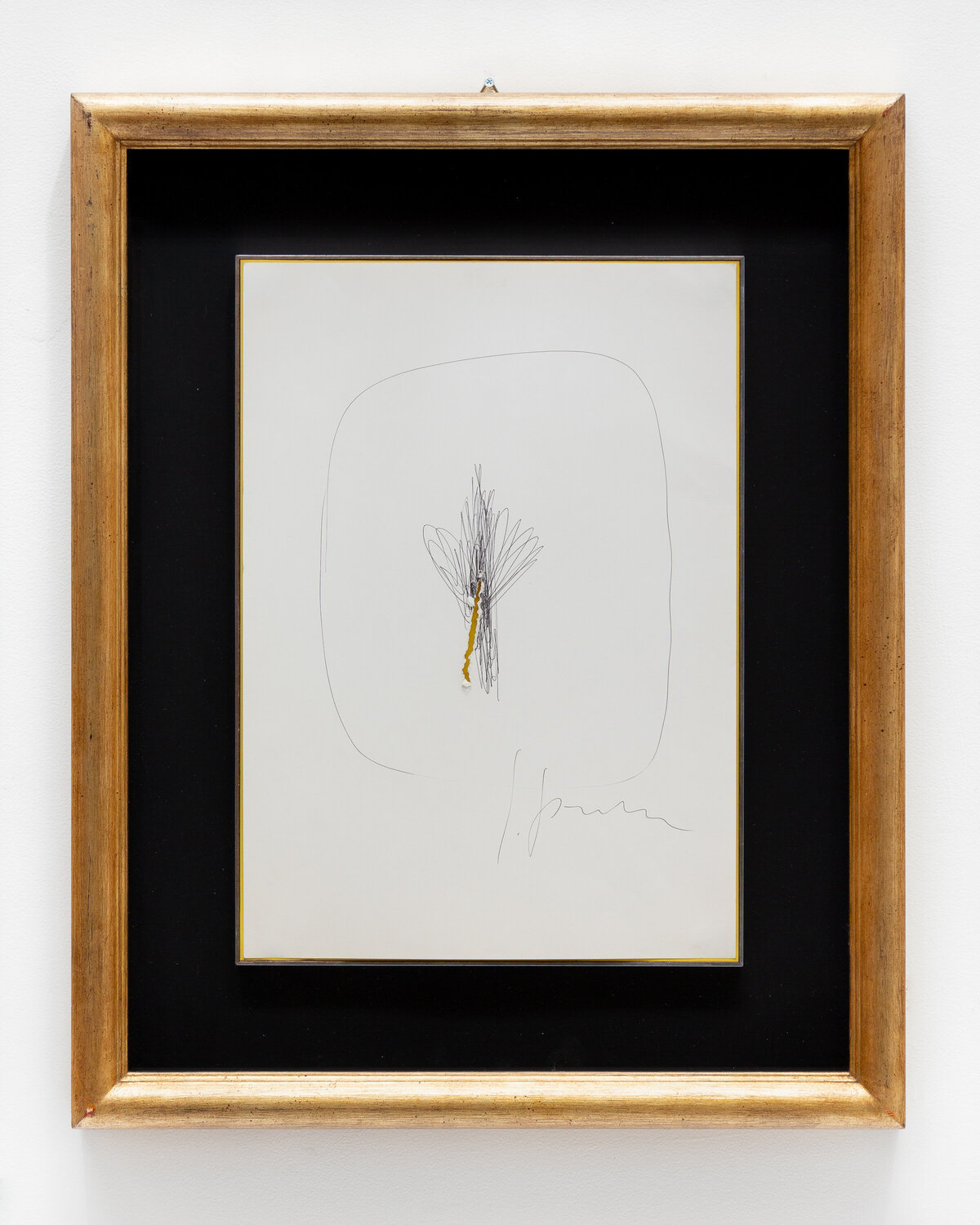 Concetto Spaziale Lucio Fontana Opera su carta in vendita