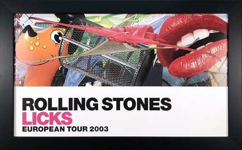 Rolling Stones Licks European Tour 2003 van Jeff Koons, Afdruk te koop op Singulart