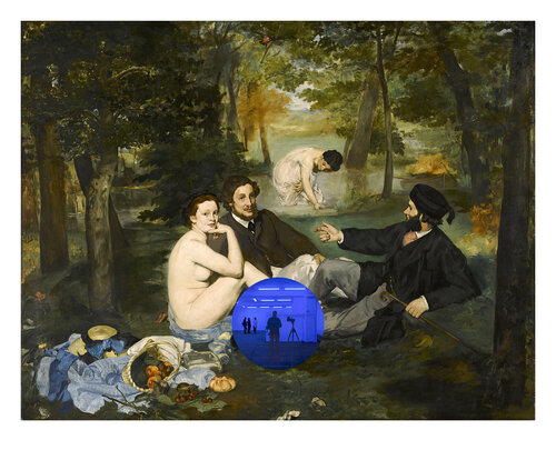 Gazing Ball (Manet Luncheon on the Grass) di Jeff Koons, Stampa in vendita su Singulart