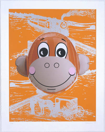 Monkey Train (Orange) Hulk Elvis van Jeff Koons, Andere media te koop op Singulart