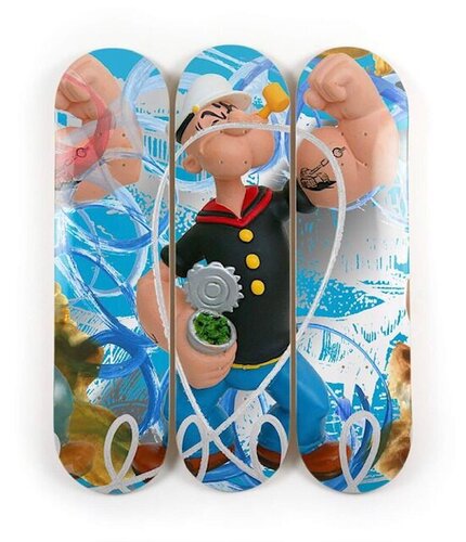 Popeye Skateboard van Jeff Koons, Andere media te koop op Singulart