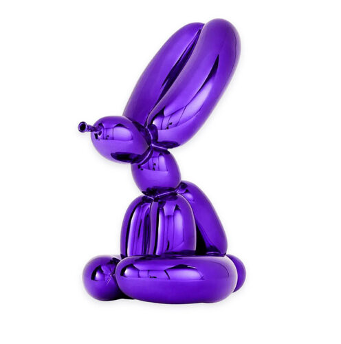 Balloon Rabit (Violet) de Jeff Koons, Escultura a la venta en Singulart