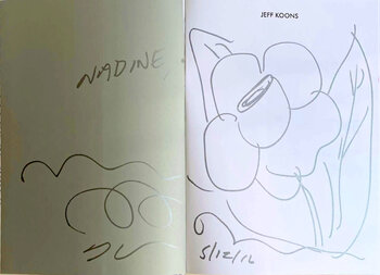 ジェフクーンズ直筆サイン入り超大型写真 ジェフ・クーンズ【Jeff Koons】 - 京都にある、美術洋書＆海外