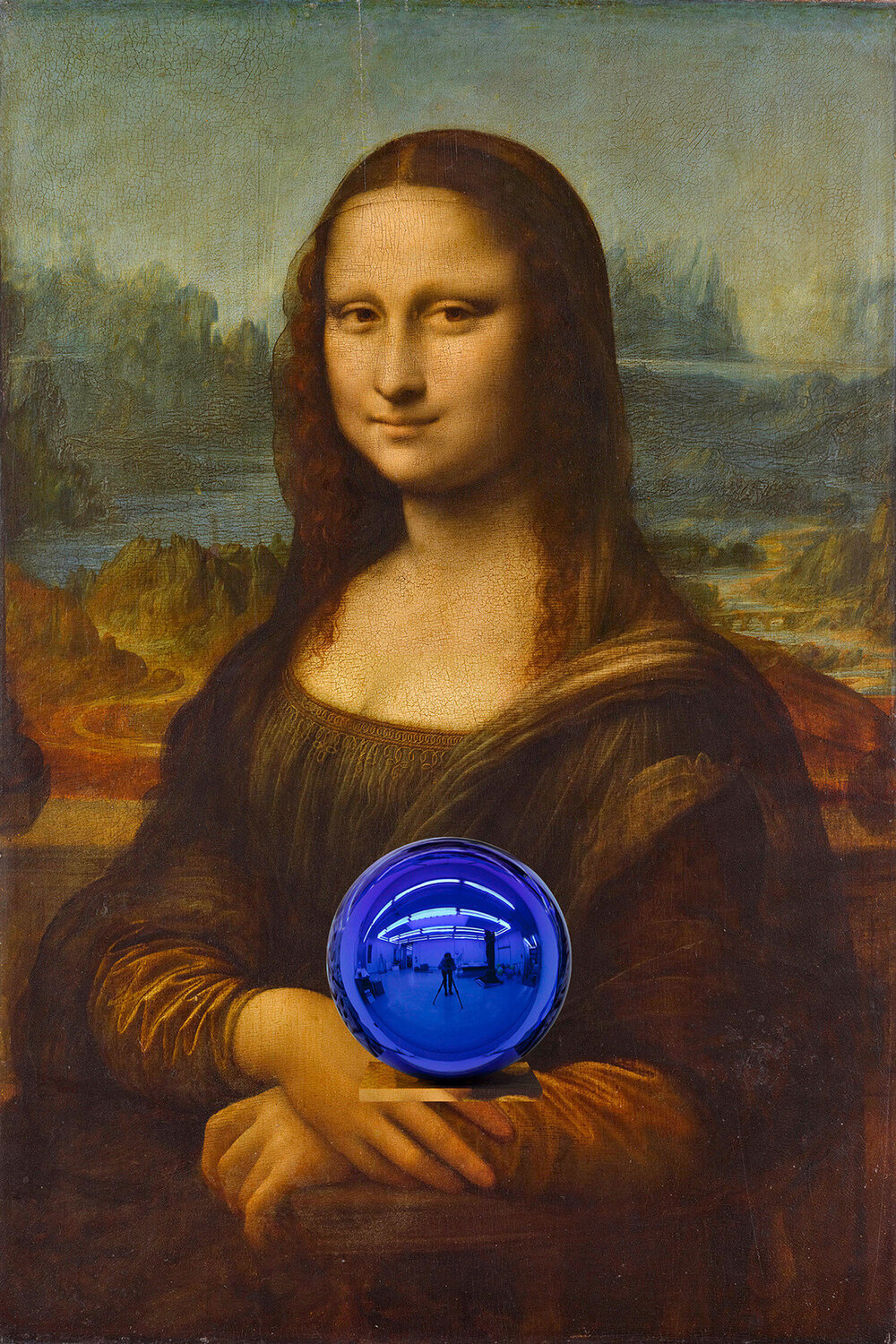 Gazing Ball (da Vinci Mona Lisa) Jeff Koons Druck zu verkaufen