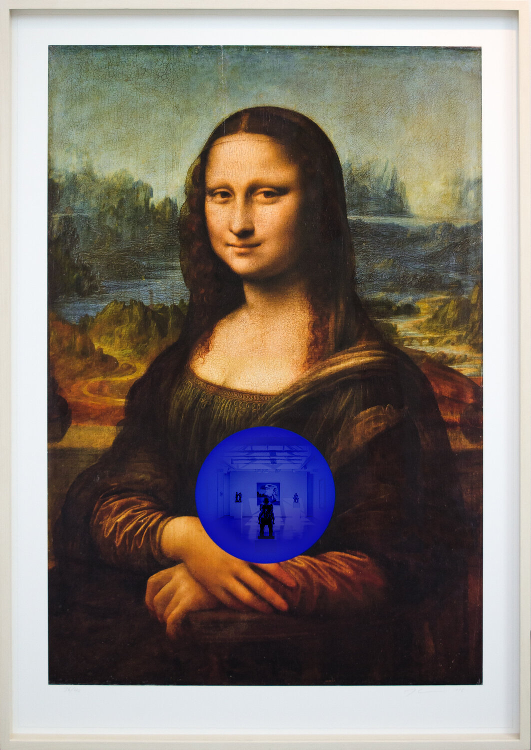 Gazing Ball (da Vinci Mona Lisa) Jeff Koons Druck zu verkaufen