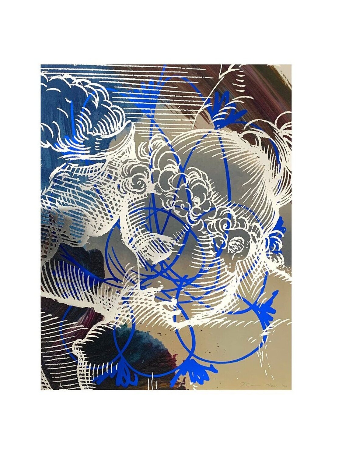 Carracci Flower Jeff Koons Afdruk te koop