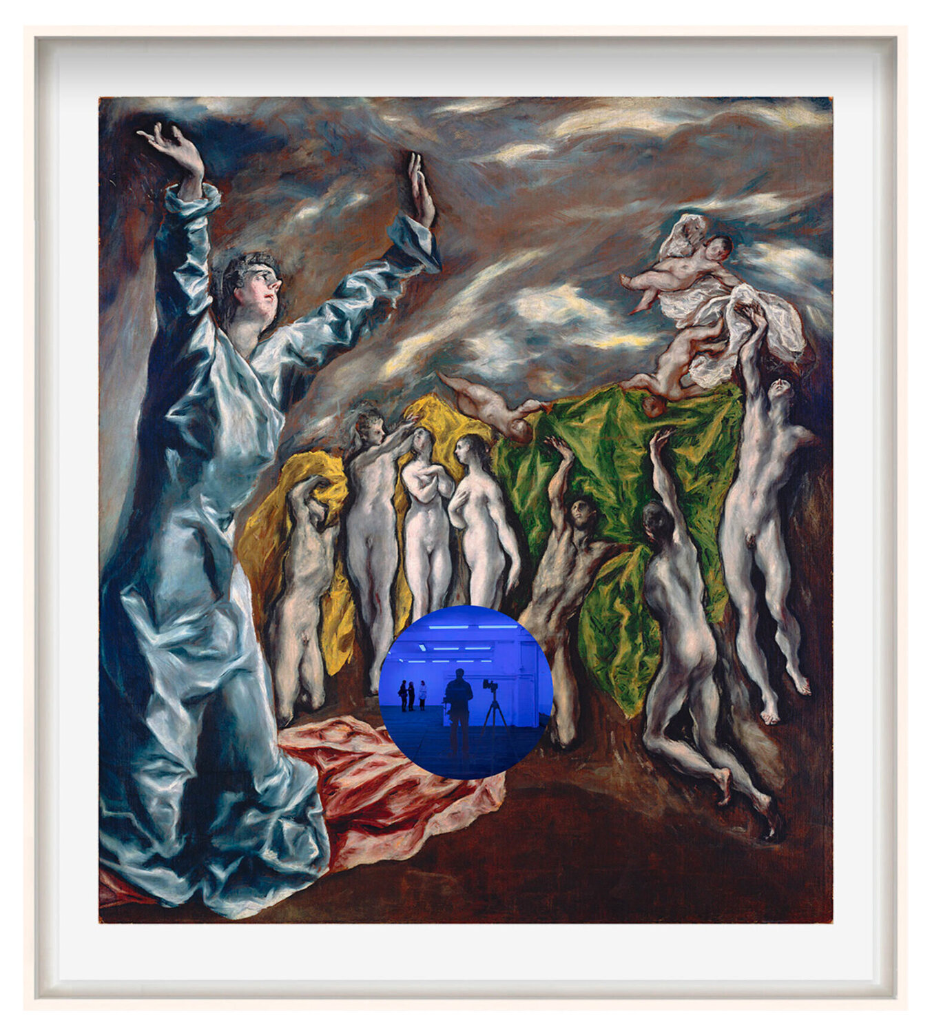 Gazing Ball (El Greco Vision of Saint John) Jeff Koons Stampa in vendita