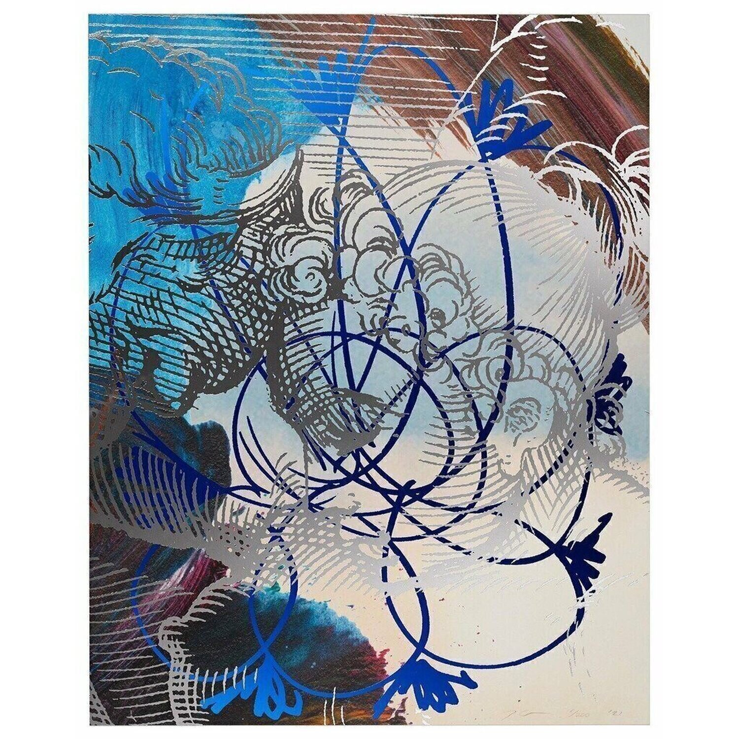 Carracci Flower Jeff Koons Print for sale