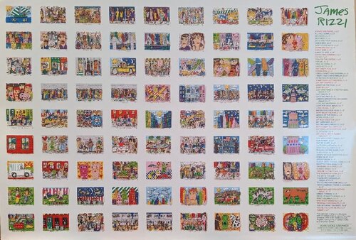 Images of 81 3-D Constructions van James Rizzi, Werk op papier te koop op Singulart