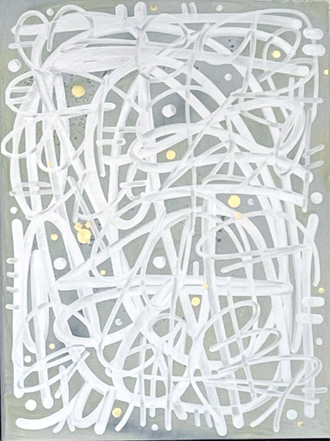 Silver on Grey I James Rizzi