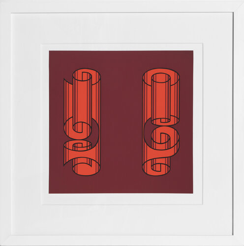 Rolled Wrongly - P1, F18, I2 di Josef Albers, Stampa in vendita su Singulart