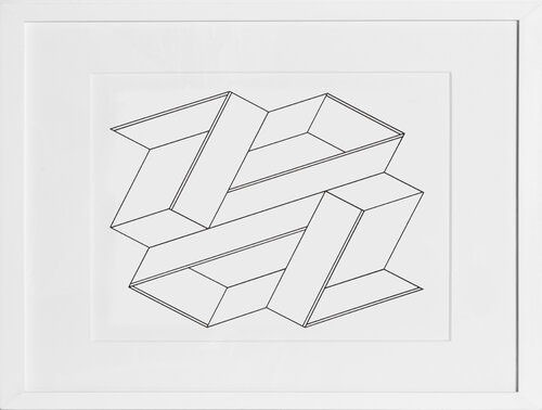 Monumental Linear Construction - P2, F21, I2 Josef Albers