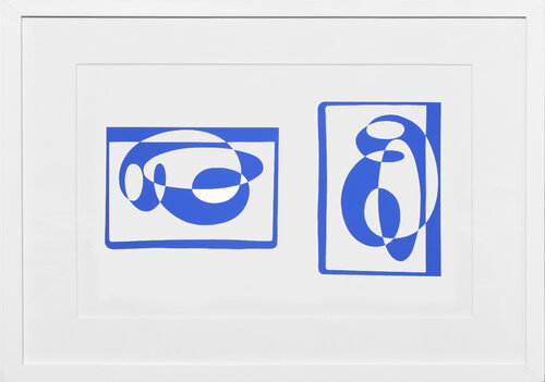 Variation on One Wood Block - P2, F2, I1 par Josef Albers, Édition en vente sur Singulart