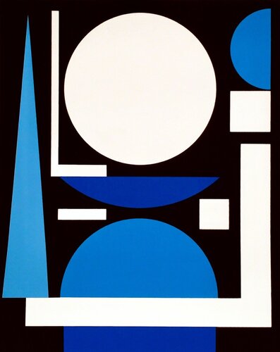 Josef Albers Auguste Herbin exhibition poster van Josef Albers, Afdruk te koop op Singulart