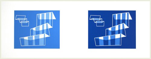 Formulation: Articulation: (Diptych) 1981.524.1.1 van Josef Albers, Afdruk te koop op Singulart