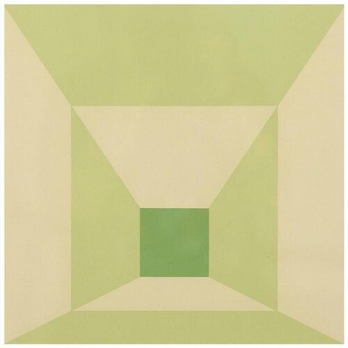 Mitered Squares - Lime van Josef Albers, Afdruk te koop op Singulart