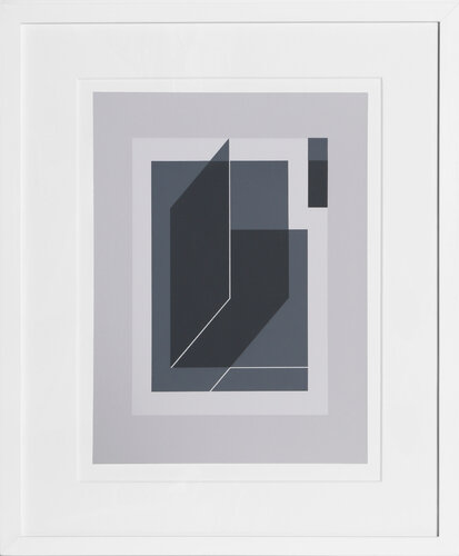 Bent Black - P1, F25, I1 van Josef Albers, Afdruk te koop op Singulart
