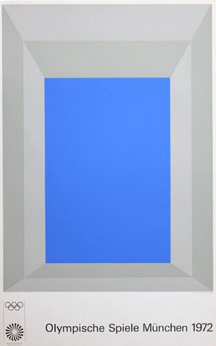1972 Munich Olympic Games Poster (Olympische Spiele Munchen) Olympics van Josef Albers, Afdruk te koop op Singulart