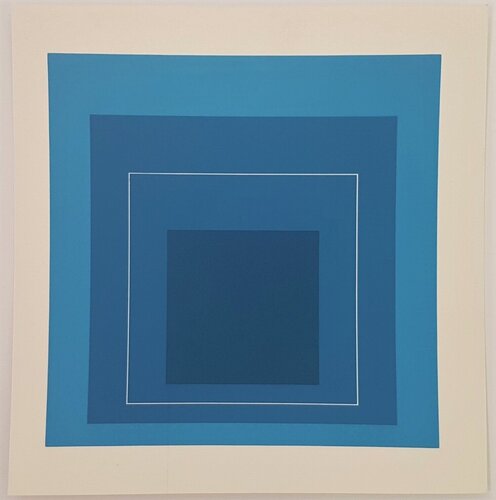 White Lines Squares by Josef Albers, Print for Sale on Singulart
