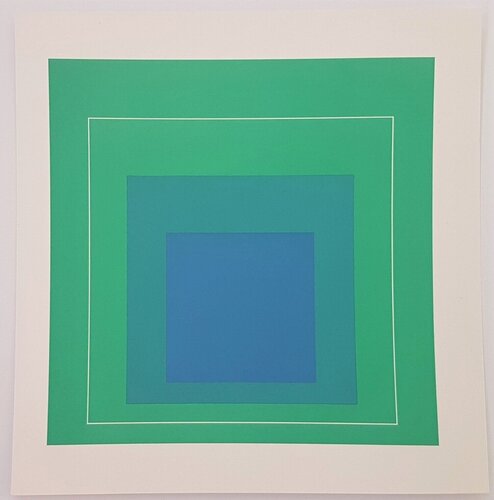 White Lines Squares by Josef Albers, Print for Sale on Singulart