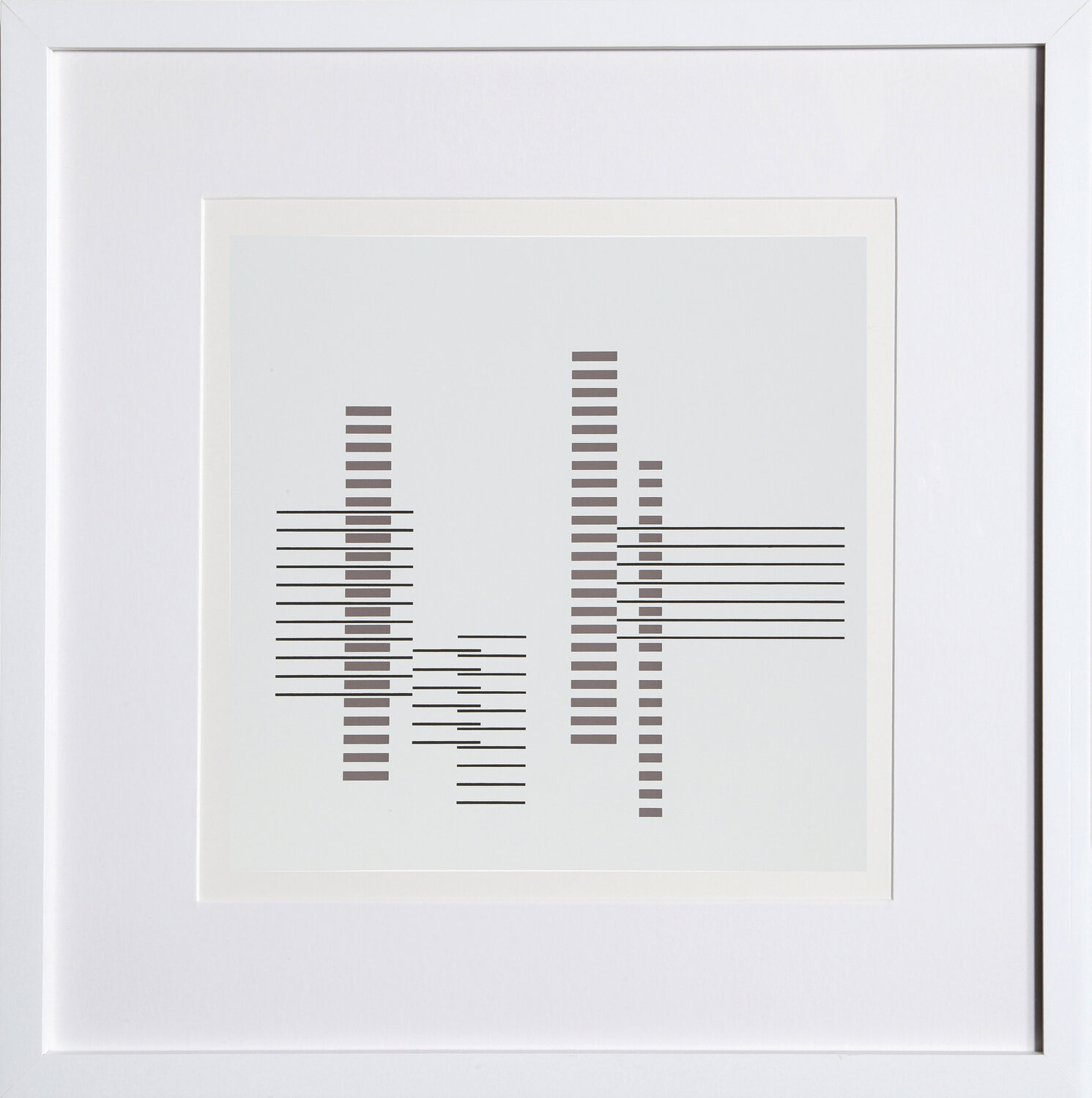 Skyscrapers - P1, F21, I1 Josef Albers Druck zu verkaufen
