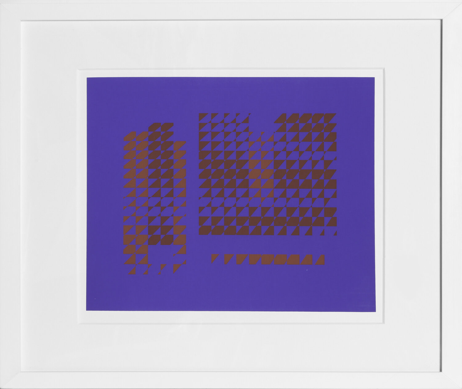 Opposing Construction - P2, F15, I2 Josef Albers Stampa in vendita
