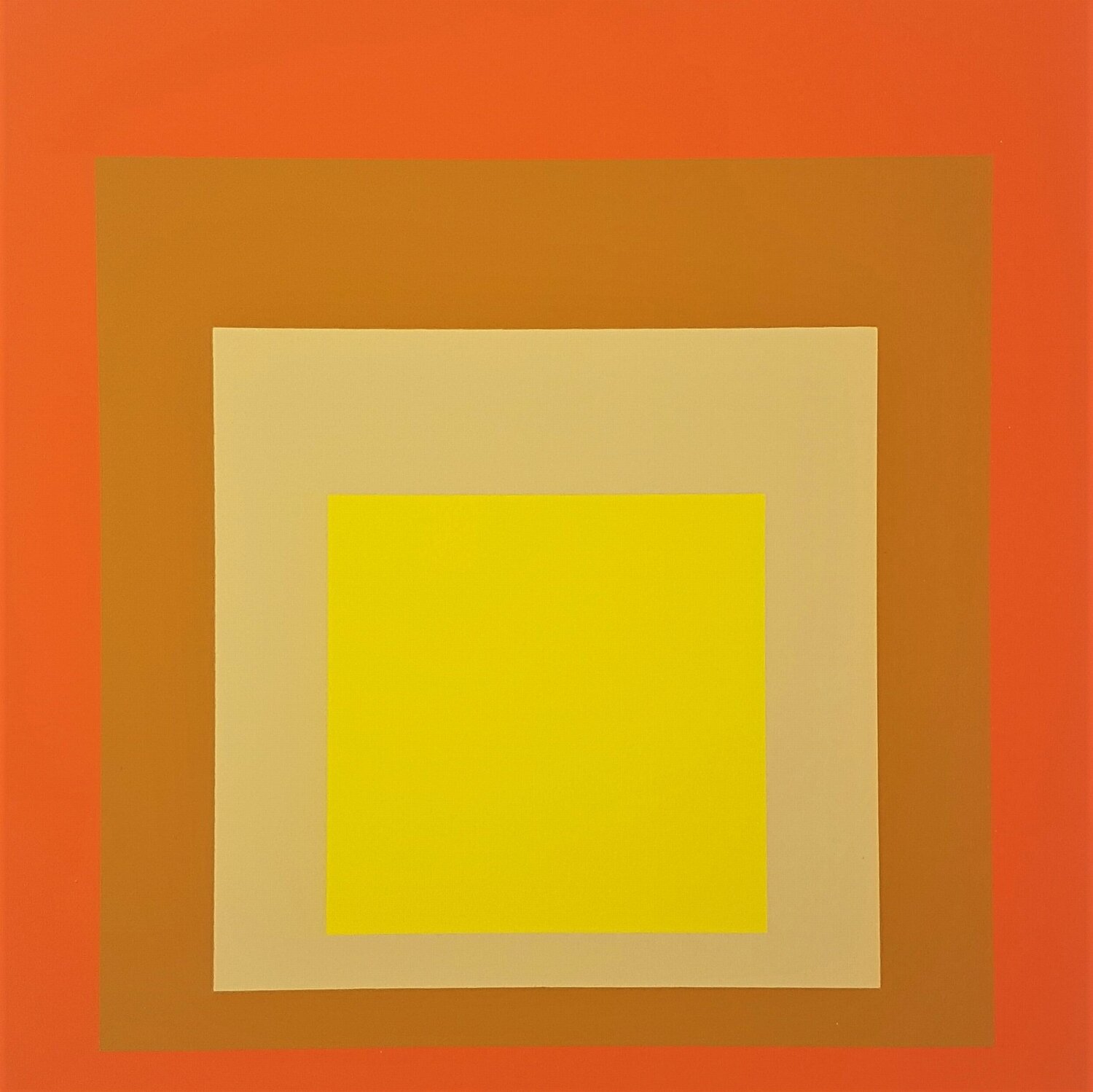 Homage to the Square: Yes Sir! (from "Albers") Josef Albers Druck zu verkaufen