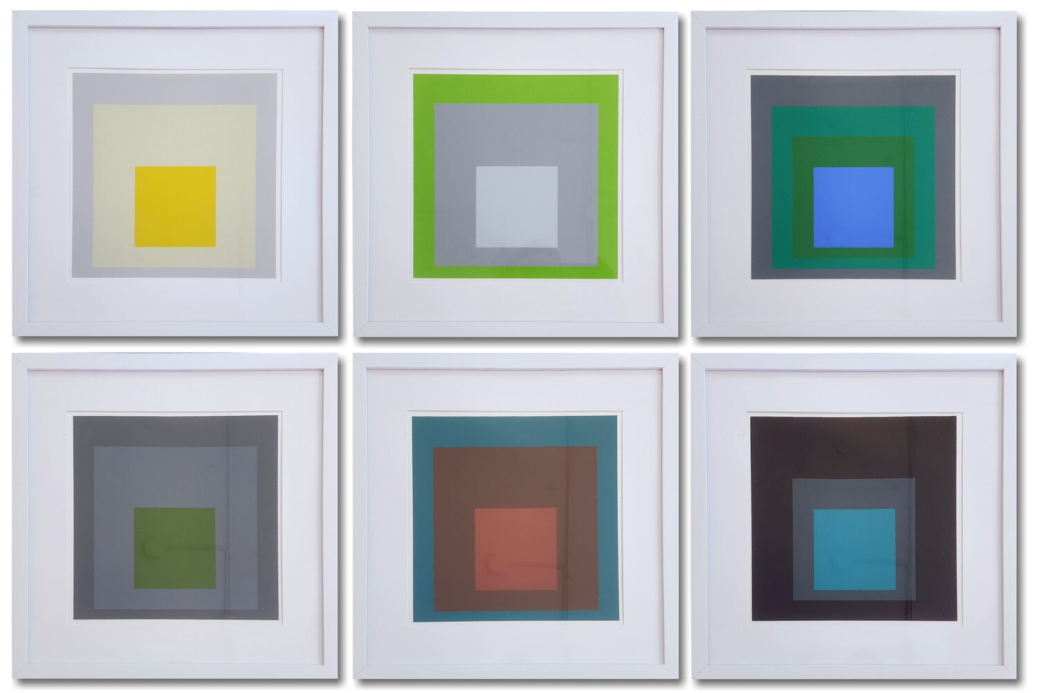 Josef Albers シルクスクリーン版画 Josef Albers: Homage to the Square 1950–1976