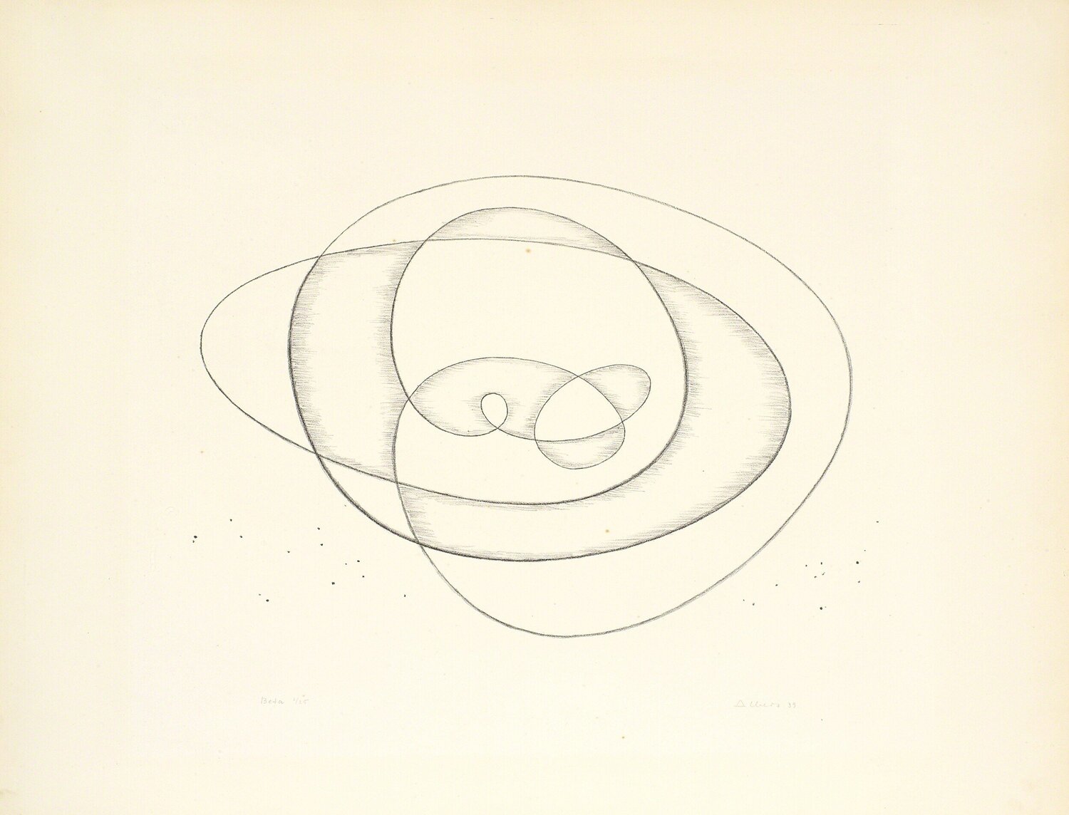 Beta (from Mexican Lithographs) Josef Albers Stampa in vendita