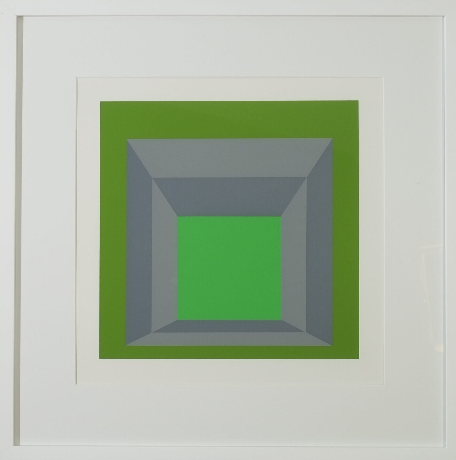 Homage to the Square PII-F17 Josef Albers Stampa in vendita