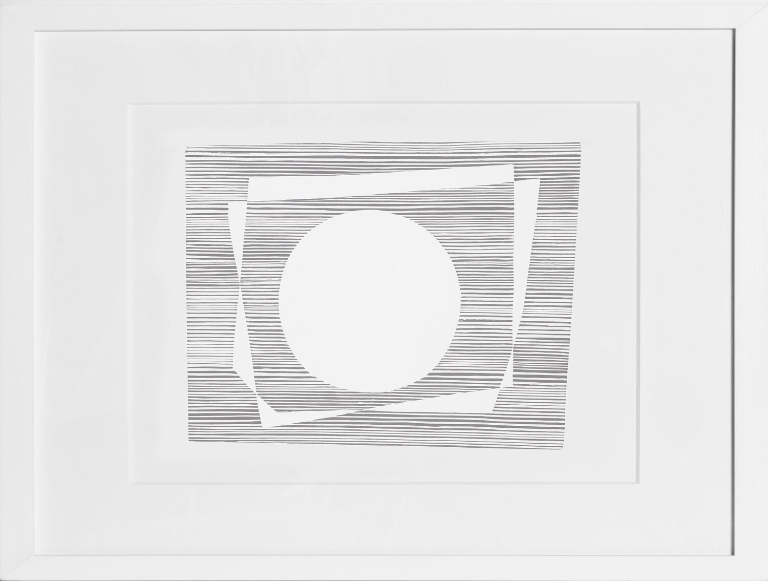 White Circle - P1, F7, I2 Josef Albers Stampa in vendita