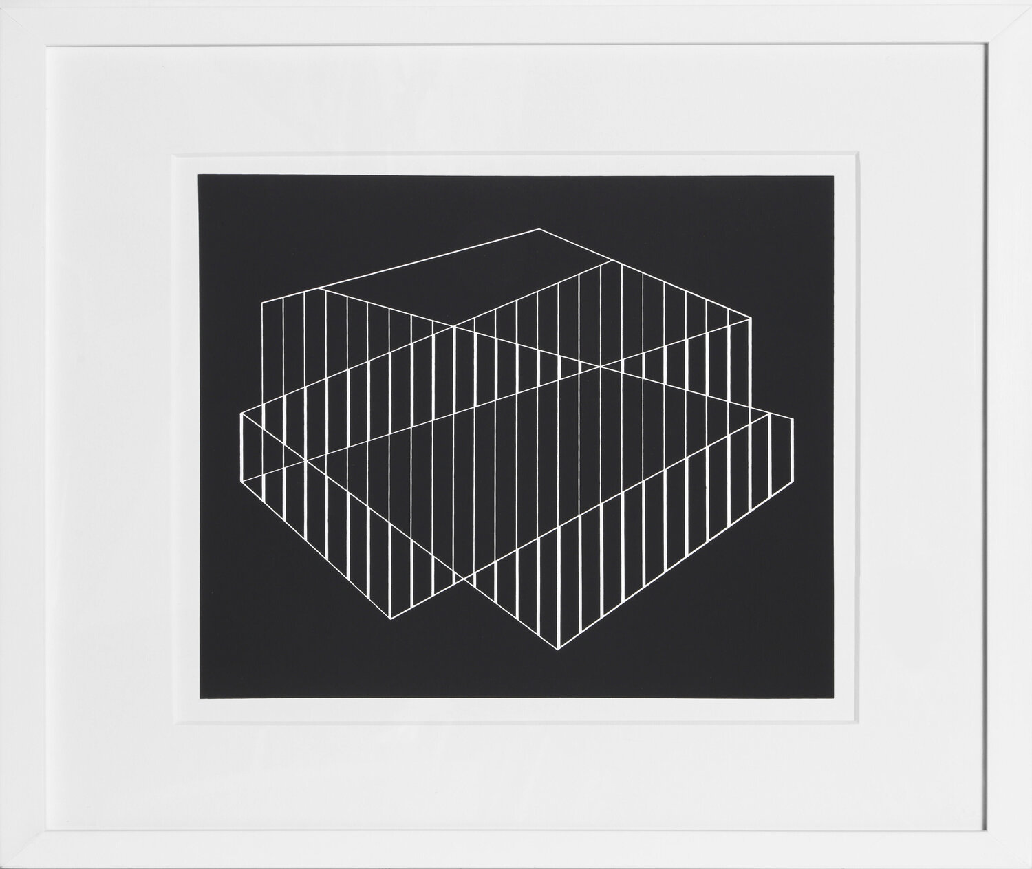 Fenced - P2, F6, I1 Josef Albers Druck zu verkaufen