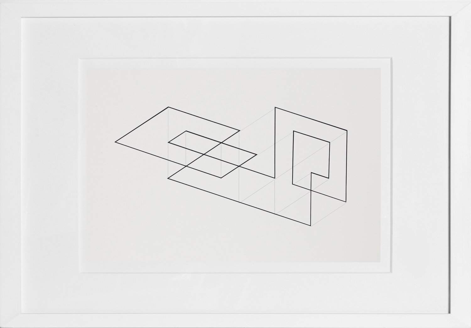 Challenging Confusion - P1, F13, I1 Josef Albers Stampa in vendita